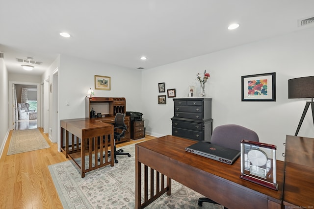 67 Southwick Ct Unit 67, Cheshire, CT 06410 - office area featuring light wood-style floors and recessed lighting