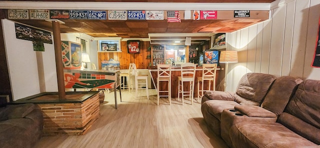 4 Tryon Rd, Norwalk, CT 06851 - bar with wood finished floors and wooden walls
