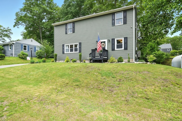 95 Lauter Ave, Windham, CT 06226 - view of front of property featuring a front lawn