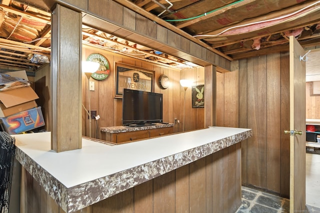 95 Lauter Ave, Windham, CT 06226 - finished basement featuring wood walls