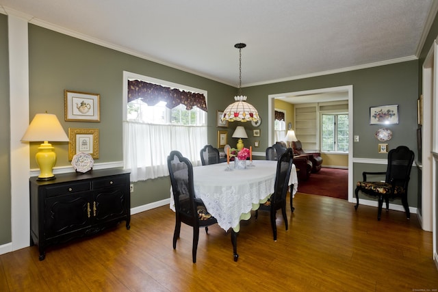 11 Oxford Dr Unit 11, Suffield, CT 06078 - dining room featuring crown molding and wood finished floors