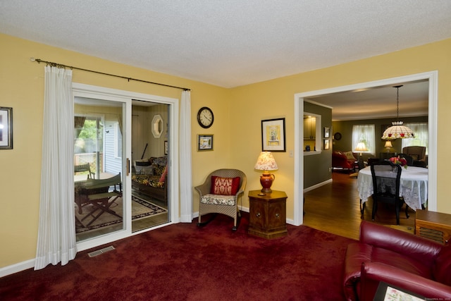 11 Oxford Dr Unit 11, Suffield, CT 06078 - living area featuring carpet and baseboards