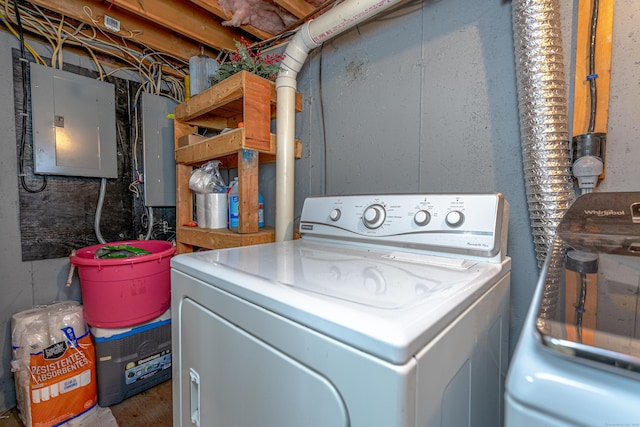 30 Lewis Rd, Bristol, CT 06010 - laundry room with washer / dryer and electric panel