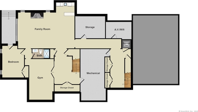 7 Roshab Ln, Westport, CT 06880 - view of room layout