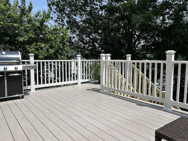 756 Hart St, Bridgeport, CT 06606 - deck with a grill