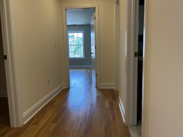 756 Hart St, Bridgeport, CT 06606 - hallway with wood finished floors and baseboards