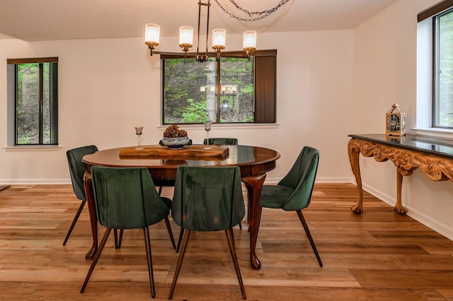 11 Wood Duck Ln Unit 11, Simsbury, CT 06081 - dining room featuring light wood-type flooring and a chandelier