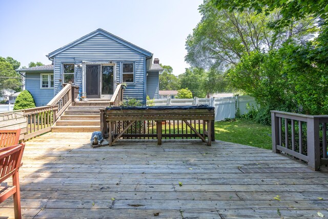 30 S Dale St, East Haven, CT 06513 - view of wooden deck