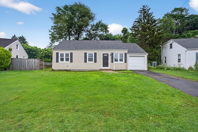 6 Crescent Dr, Danbury, CT 06810 - view of front facade with asphalt driveway and a garage
