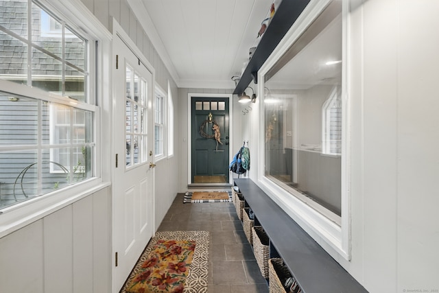 65 Nassahegan Dr, Burlington, CT 06013 - entryway featuring ornamental molding