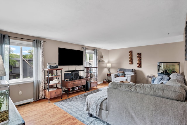 70 Trolley Crossing Ln Unit 70, Middletown, CT 06457 - living area with light wood-style floors and baseboards