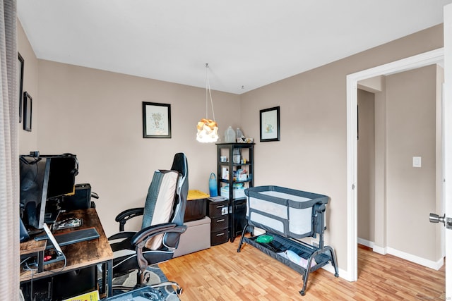 70 Trolley Crossing Ln Unit 70, Middletown, CT 06457 - office area with wood finished floors and baseboards