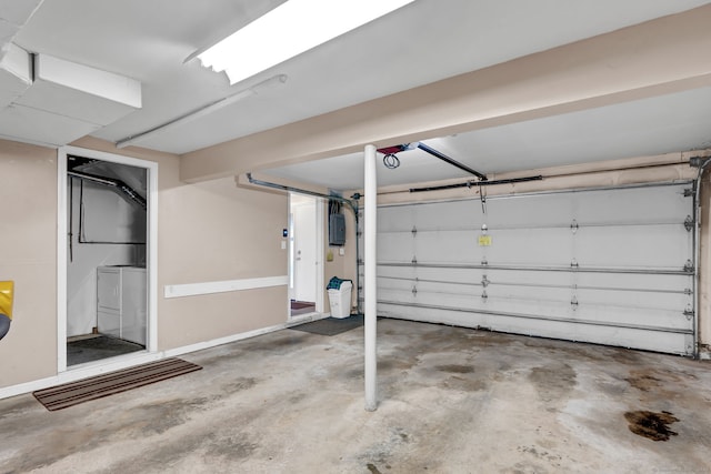 70 Trolley Crossing Ln Unit 70, Middletown, CT 06457 - garage featuring baseboards and electric panel
