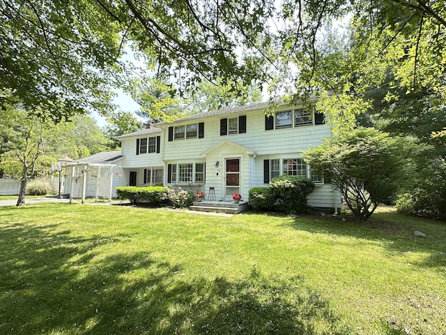 55 Kenwood Cir, Bloomfield, CT 06002 - colonial home featuring a front yard
