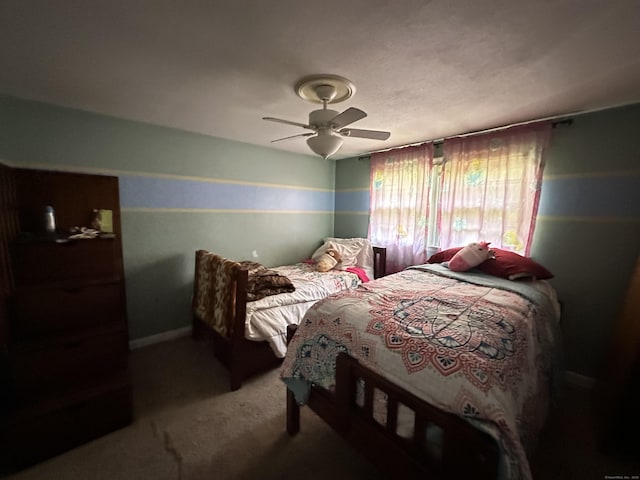 55 Kenwood Cir, Bloomfield, CT 06002 - carpeted bedroom with a ceiling fan