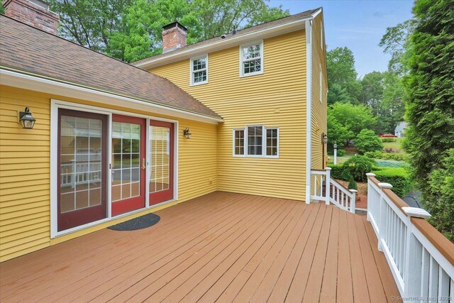 47 Cricket Ln, Somers, CT 06071 - view of wooden terrace