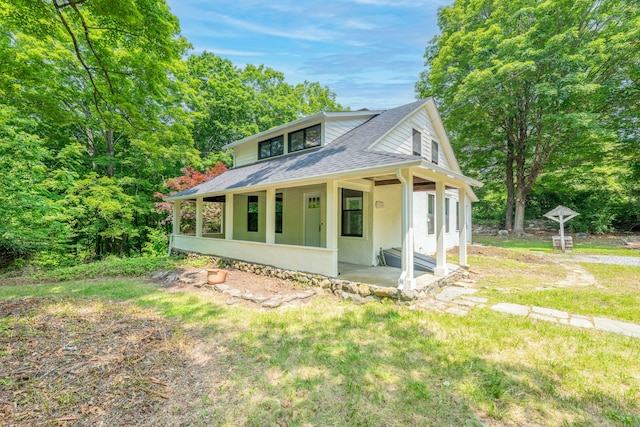 219 Redding Rd, Redding, CT 06896 - view of front of property featuring roof with shingles and stucco siding