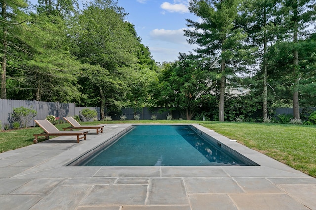 86 Old Rd, Westport, CT 06880 - view of swimming pool with a fenced backyard and a patio area