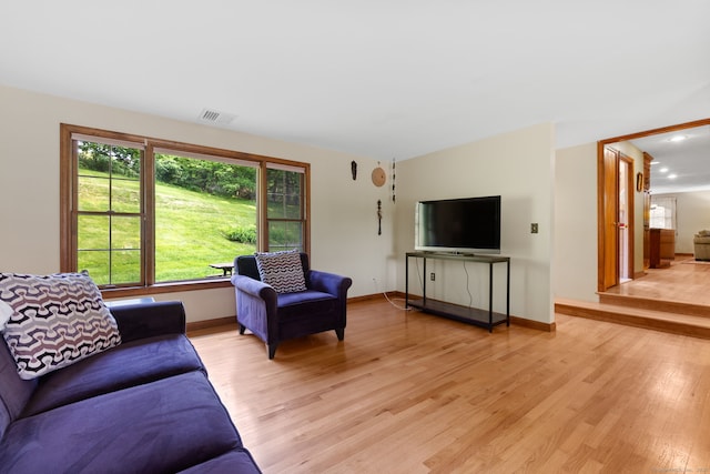 389 Chamberlain Rd, Middletown, CT 06457 - living room with light wood finished floors and recessed lighting