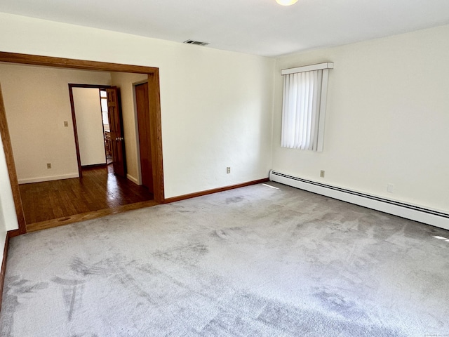 846 Sawmill Rd, West Haven, CT 06516 - unfurnished room featuring carpet flooring and a baseboard radiator