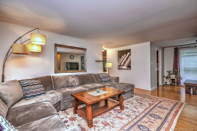 17 Brush Hill Rd, Clinton, CT 06413 - living room with wood finished floors and baseboards