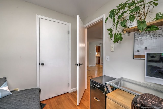 17 Brush Hill Rd, Clinton, CT 06413 - home office with light wood-style flooring