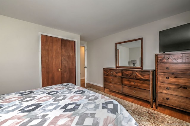 17 Brush Hill Rd, Clinton, CT 06413 - bedroom with wood finished floors and a closet