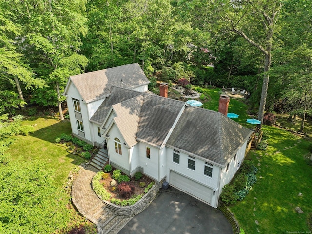 8 Highview Rd, Madison, CT 06443 - aerial view of property and surrounding area featuring a forest