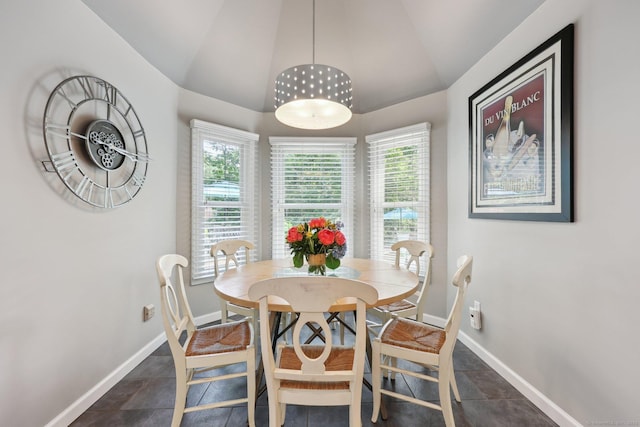 8 Highview Rd, Madison, CT 06443 - dining room with lofted ceiling and baseboards