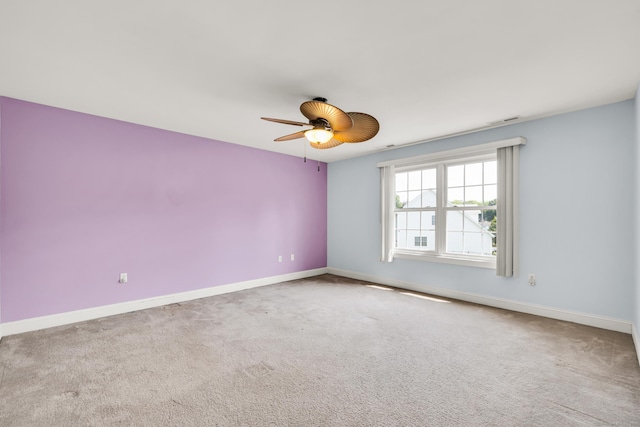 240 Highland Ave, Stratford, CT 06614 - carpeted spare room featuring a ceiling fan and baseboards