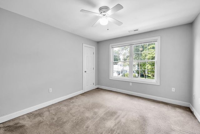240 Highland Ave, Stratford, CT 06614 - spare room featuring carpet and ceiling fan