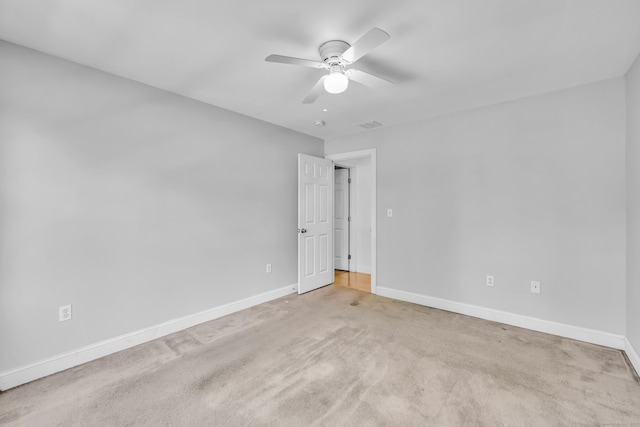 240 Highland Ave, Stratford, CT 06614 - spare room with ceiling fan and carpet floors