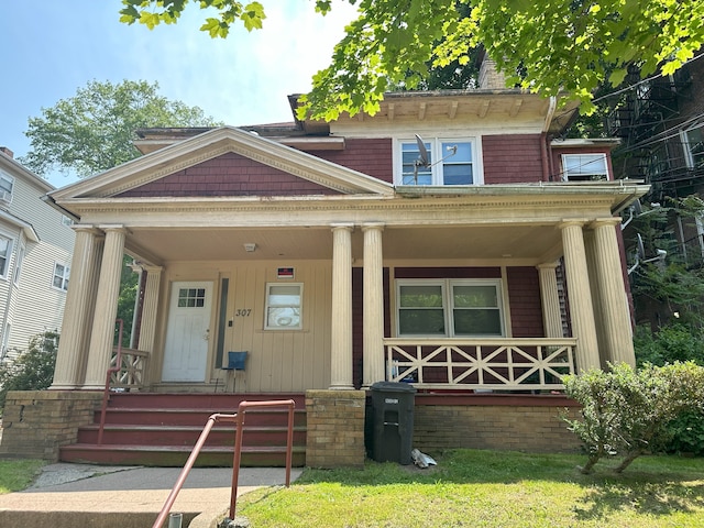 307 Winthrop Ave, New Haven, CT 06511 - view of front of property with a porch