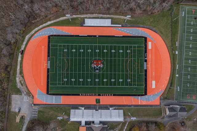 563 Main St, Ridgefield, CT 06877 - bird's eye view