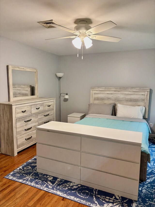 401 Cambridge Commons Unit 401, Middletown, CT 06457 - bedroom with wood finished floors and ceiling fan