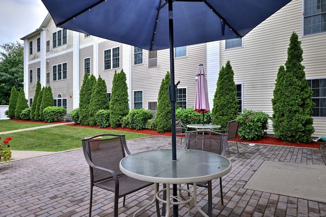 510 First Ave Unit 306, West Haven, CT 06516 - view of patio / terrace with outdoor dining space
