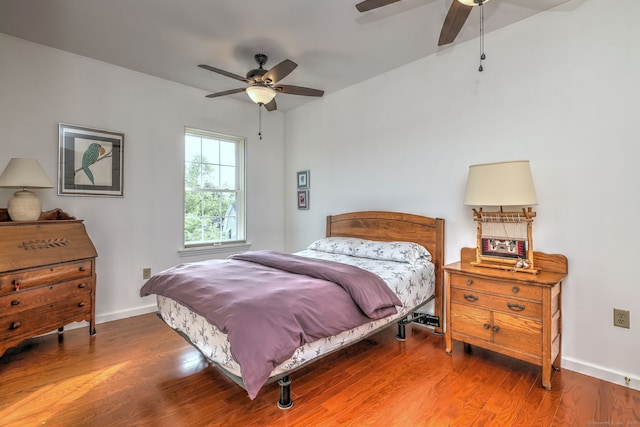 510 First Ave Unit 306, West Haven, CT 06516 - bedroom featuring wood finished floors and ceiling fan