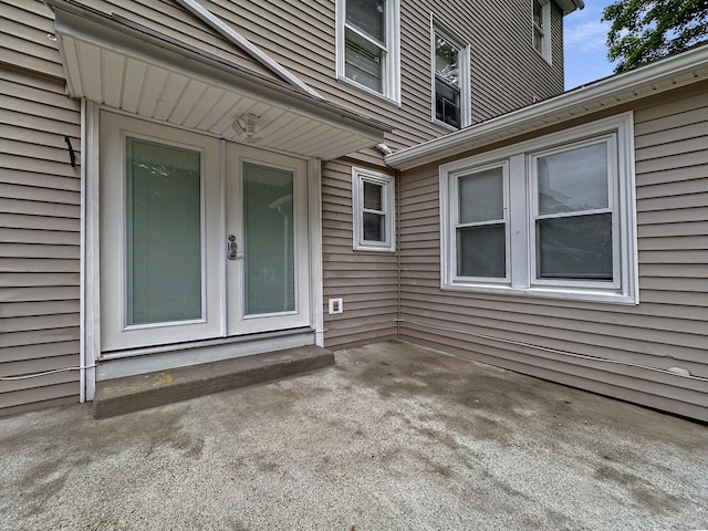 38 Hammond St, Vernon, CT 06066 - property entrance with a patio and french doors