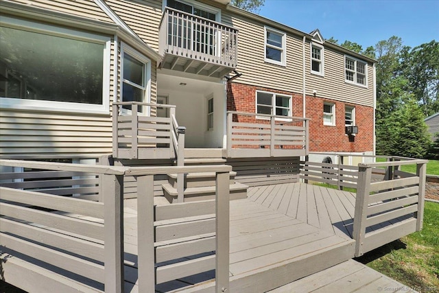 57 Whitney Rd, Columbia, CT 06237 - view of wooden deck