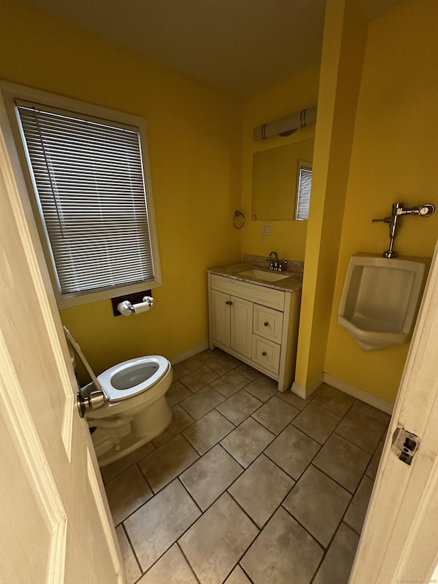 82 Trowbridge Pl, Naugatuck, CT 06770 - half bath featuring vanity and tile patterned floors