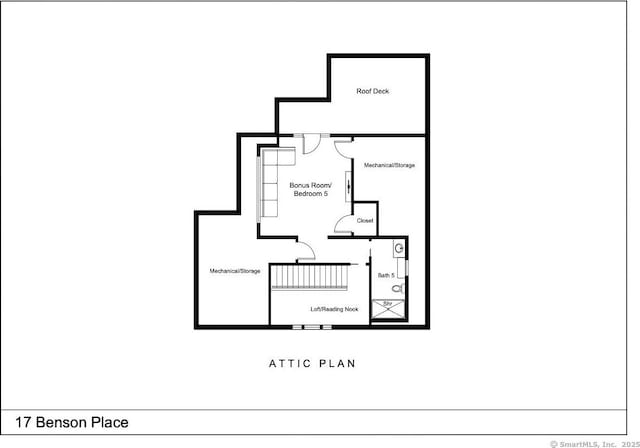 17 Benson Pl, Fairfield, CT 06824 - view of room layout