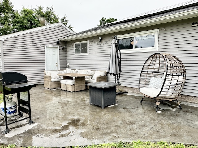 11 Polk Ln, Windsor Locks, CT 06096 - view of patio / terrace featuring outdoor lounge area and a grill