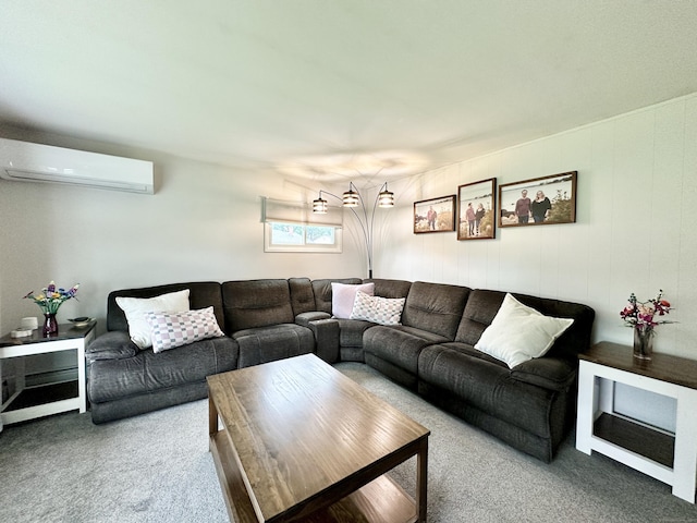 11 Polk Ln, Windsor Locks, CT 06096 - living area with a wall mounted AC and carpet