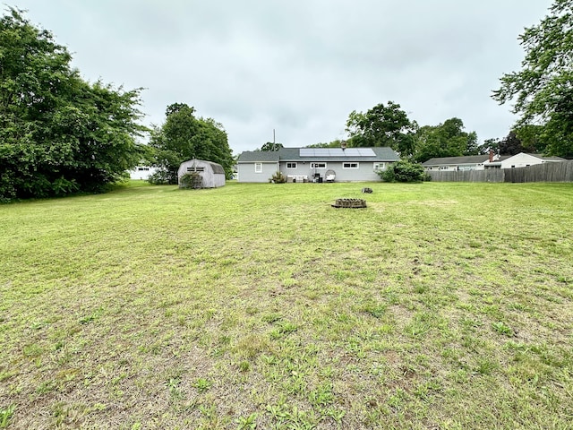 11 Polk Ln, Windsor Locks, CT 06096 - view of yard featuring a storage shed