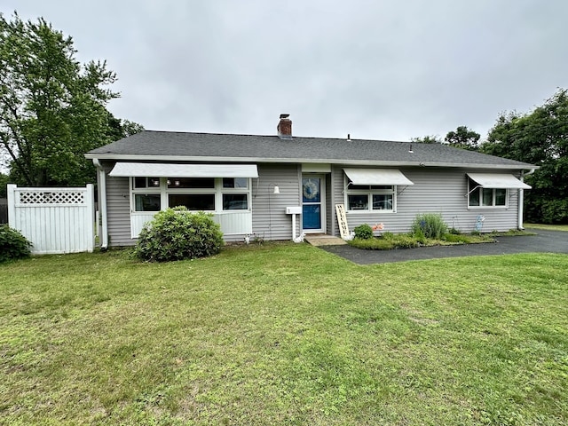 11 Polk Ln, Windsor Locks, CT 06096 - view of front facade with a chimney