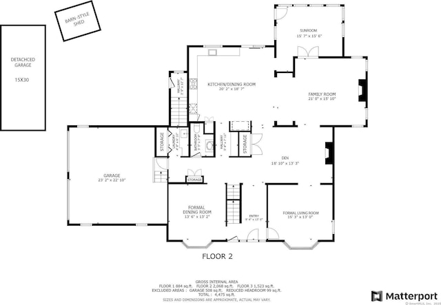 427 Long Mountain Rd, New Milford, CT 06776 - view of property floor plan