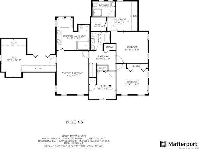 427 Long Mountain Rd, New Milford, CT 06776 - view of floor plan / room layout
