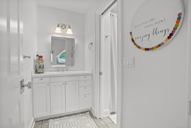 21 Oak Ridge Park, Westport, CT 06880 - full bathroom with vanity and tile patterned floors