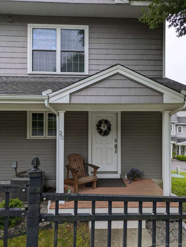 330 Crystal Ave Unit 20, New London, CT 06320 - entrance to property featuring a porch and a shingled roof