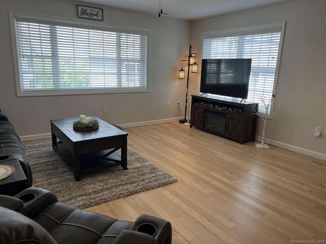 330 Crystal Ave Unit 20, New London, CT 06320 - living area with healthy amount of natural light and light wood-type flooring